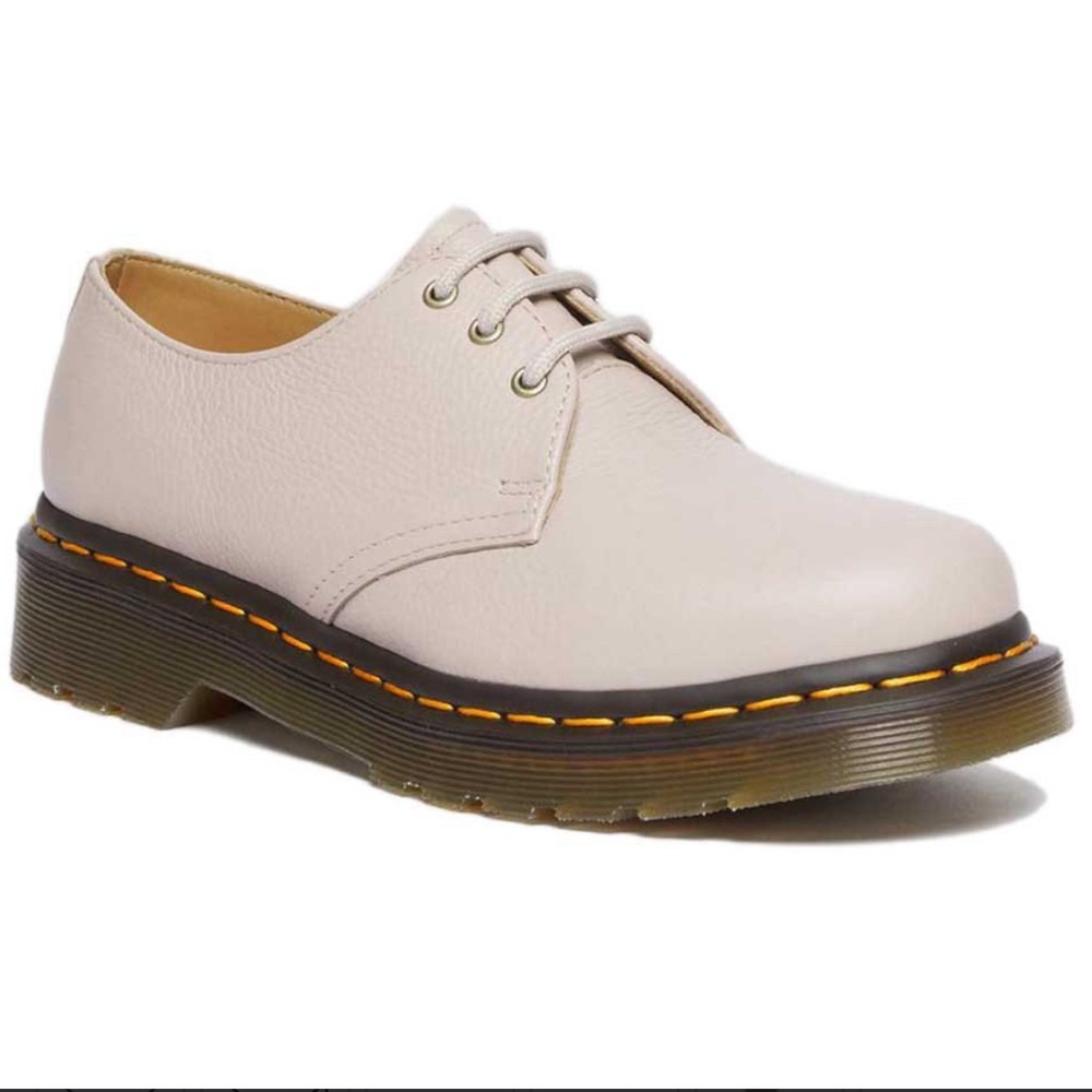 Dr. Martens Cream Leather Flats - Picture 5 of 6